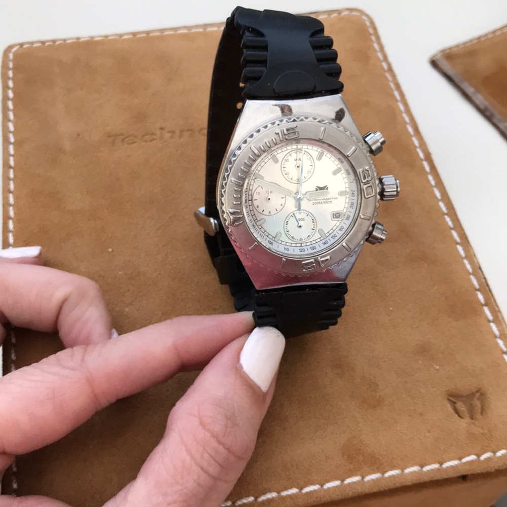 Techno marine Cruise Chronograph White Dial Watch